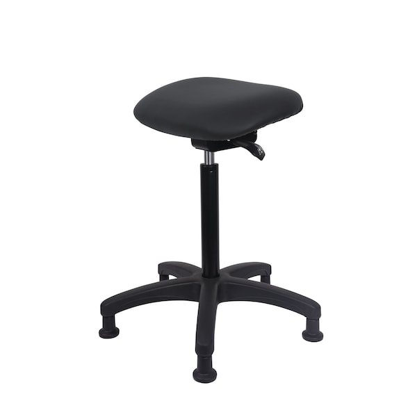 Blue Ridge Ergonomics Vinyl Sit-Stand - Standing Height with Stationary Glides in Graphite Voyager Vinyl VSTSS-RG-NF-RG-2025 - main