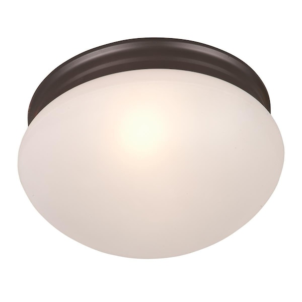 Cling 5 x 9 in. Essentials 2-Light Flush Mount, Oil Rubbed Bronze CL772405 - main