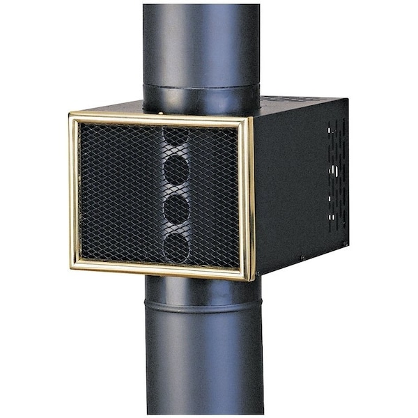 Us Stove Co US STOVE HR-6/MH6 Heat Reclaimer, 6 in Dia Pipe, Steel, Black HR-6/MH6 - main