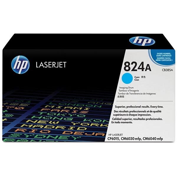 Hp 824A Cyan Original LaserJet Image Drum, 23,000 Yield CB385A - main