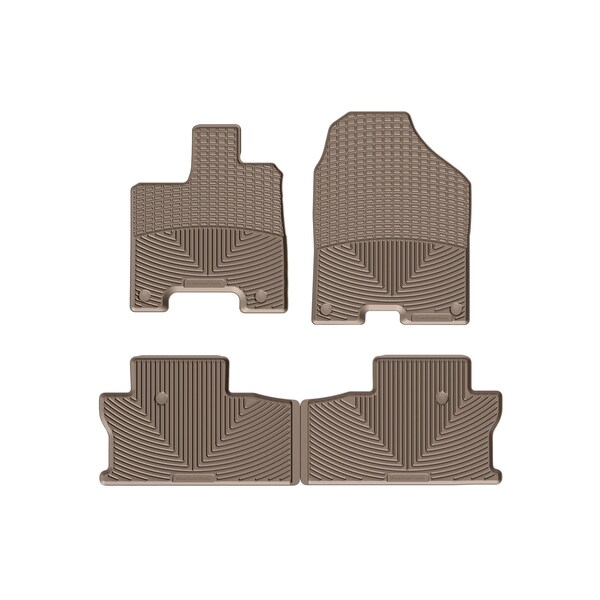 Weathertech Tan, Front and Rear All Weather Floor Mats W415TN-W416TN - main