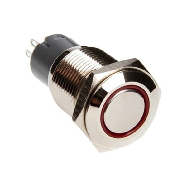 Race Sport 16Mm Flush Mount Pre-Wired Led 2-Position Switch (Red) (Each) RS-2P16MM-LEDR - main
