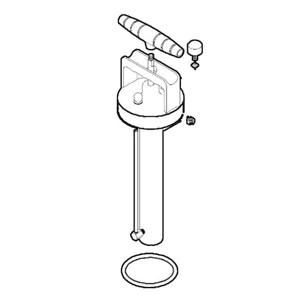 Lincoln Industrial LID w/PUMP ASSEMBLY LN801230 - main