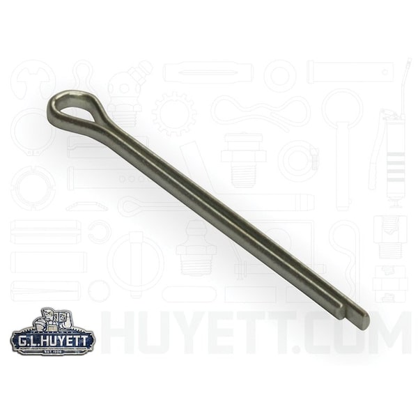 Huyett Cotter Pin, Zinc Plated Carbon Steel, 0.062 in Dia x 0.875 in Effective Length CP-062-0875 - main