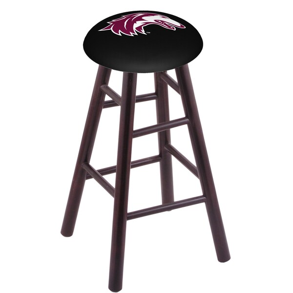 Holland Bar Stool Co Maple Bar Stool, Dark Cherry Finish, Southern Illinois Seat RC30MSDC - main