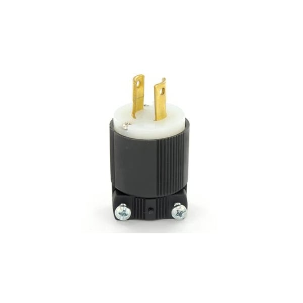 Leviton Straight Blade Plug, L2-20P, 20 A, 250V AC, 2 Pole, Screw Terminals, Grounded 7102-NP - main