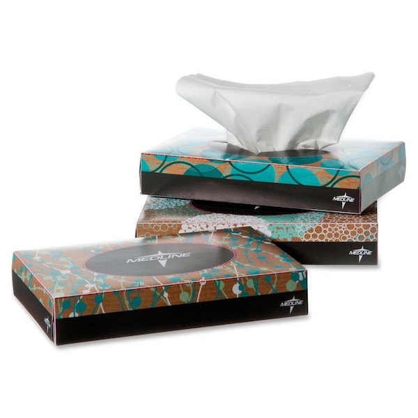 Medline Standard Facial Tissues, Paper, 5.7in x 7in, 200PK NON243275 - main