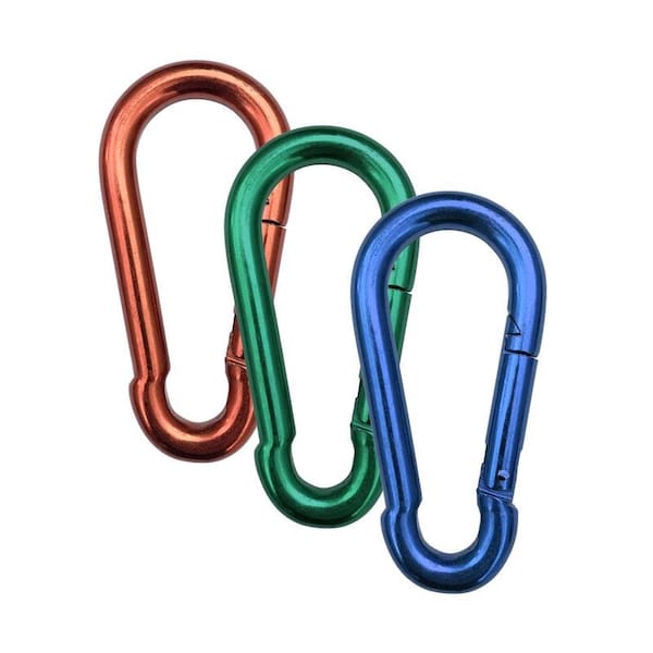 Koch Industries Zinc-Plated Cast Aluminum Spring Snap 230 lb 3.5 in. Assorted Colors 244373 - main