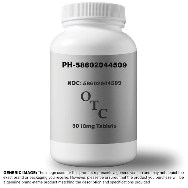 Aurohealth Cetirizine HCL 10mg Tablet White Round, 30PK 58602044509 - main