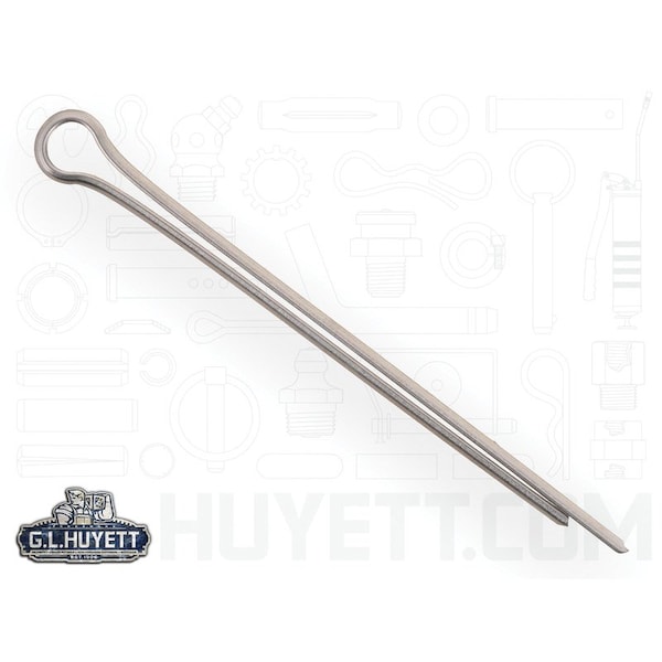Huyett Cotter Pin, 300 Stainless Steel, 0.078 in Dia x 1.500 in Effective Length CPS-078-1500 - main