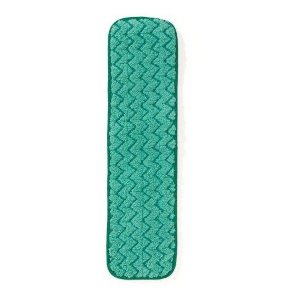 Rubbermaid Commercial 18 in L Dust Mop, Hook-and-Loop Connection, Pad End, Green, Microfiber, FGQ41200GR00 FGQ41200GR00 - main