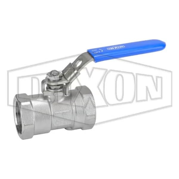 Dixon Ball Valve, 1 in Nominal, FNPT End Style, 316 SSss Steel Body, Reduced Port, RPTFE Softgoods SSLBV100SP - main
