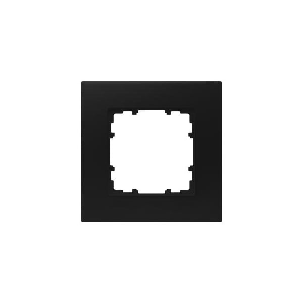 Siemens DELTA miro Frame 1-fold Color Soft Black Dimensions 90x90 mm 5TG1111-0SB - main