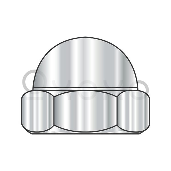 Oxoxo M6-1.0 Metric Din 1587 Domed Cap Acorn Nut A4 Stainless Steel, 2000PK 593732 - main
