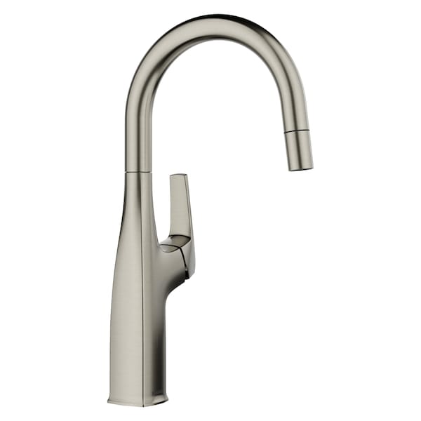 Blanco Rivana Bar 1.5 GPM, Satin Platinum 443250 - main