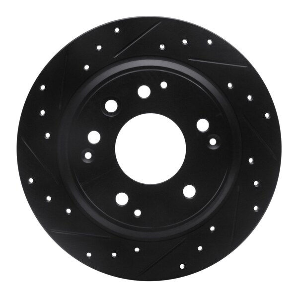 Dynamic Friction Co DFC Brake Rotor - Drilled and Slotted - Black 633-59041L - main