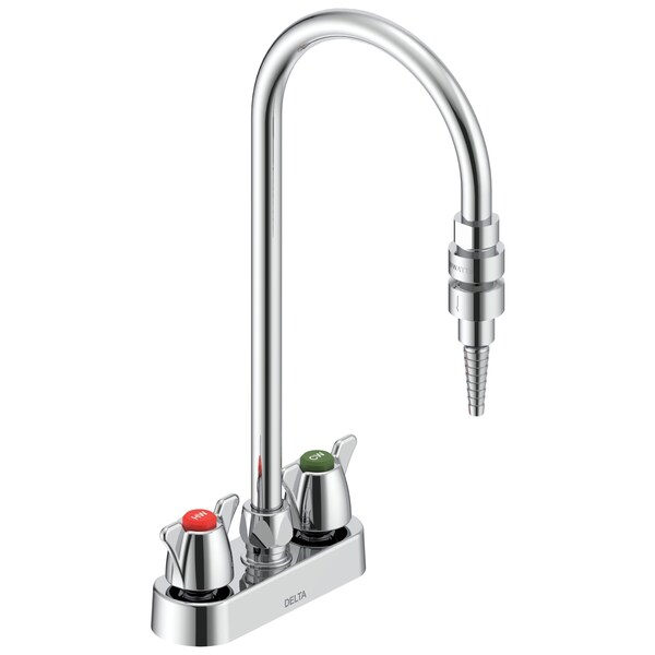 Delta Commercial W67 Series Mixing Faucet Two Handle 4 In Deck-Mount Laboratory Mixing Faucet In Chrome W6720-9 - main