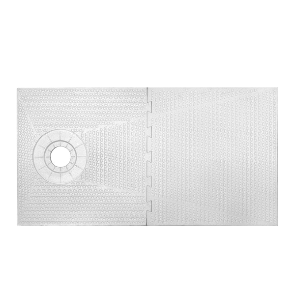 M-D Building Products 32 in. x 60 in. PROVA PAN Off Set Drain TT8013PAN02 - main
