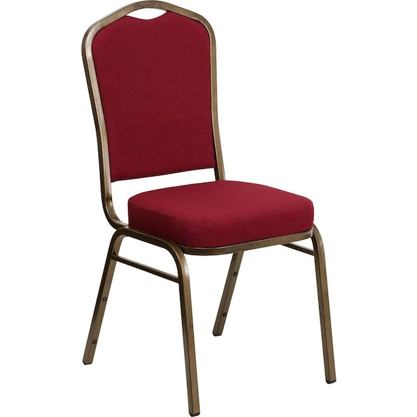 Flash Furniture Hercules Banquet Chair, 17-1/4 in W 20-1/4" L 38" H, Fabric Seat FD-C01-GOLDVEIN-3169-GG - main