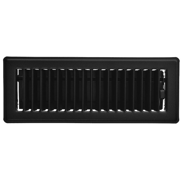 Imperial Floor Register, Steel, Black, PowderCoated RG2143 - main