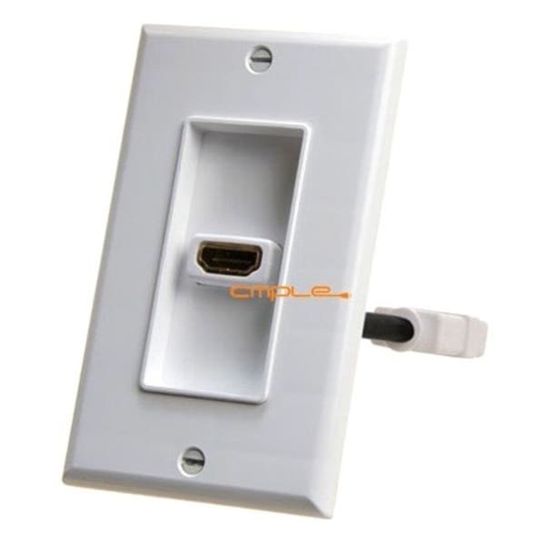 Cmple Faceplate, Number of Gangs: 1 White 563-N - main