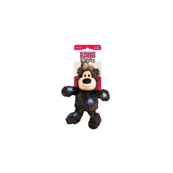 Phillips Pet Food Supply Wild Knot Bear Squeaky Dog Toy, Knotted Rope Skeleton NKR1 - main
