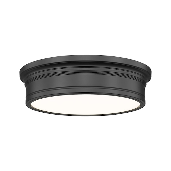 Z-Lite Bentley Matte Black 1 Light Flush Mount 7702F16-MB-LED - main