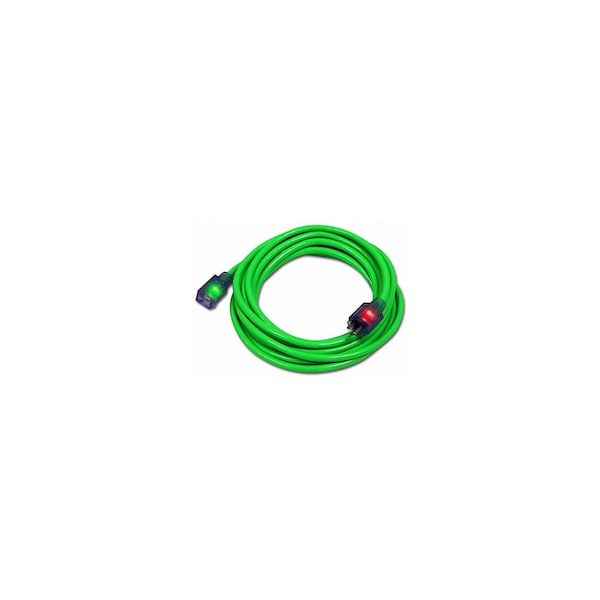 Pro Glo Extension Cord, Green, 14/3, 15-Ft. D17334015 - main