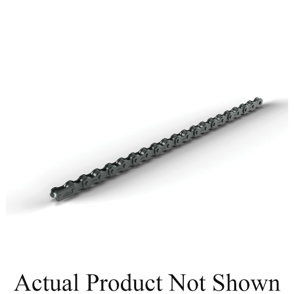 Hkk Chain Riveted Standard Roller chain, 50 ft OAL, 1/2 P, 0.306 Dia x 1/4 in W Roller, Alloy Steel RC041R1B - main