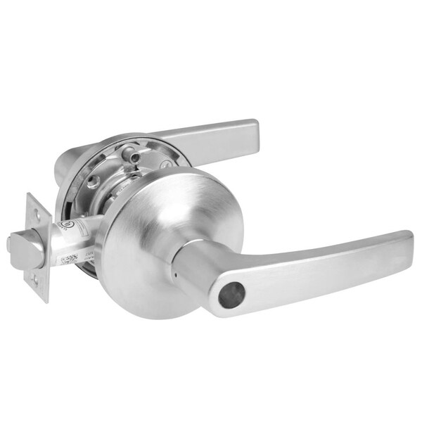 Yale Grade 1 Entry Cylindrical Lock, Monroe Lever, Less Cylinder, Satin Chrome Finish, Non-handed MO5407LN LC 626 - main
