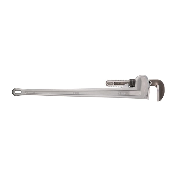 Ridgid 12" Aluminum Straight Pipe Wrench, Serrated, Tether Capable, 2" Jaw Capacity 47057 - main