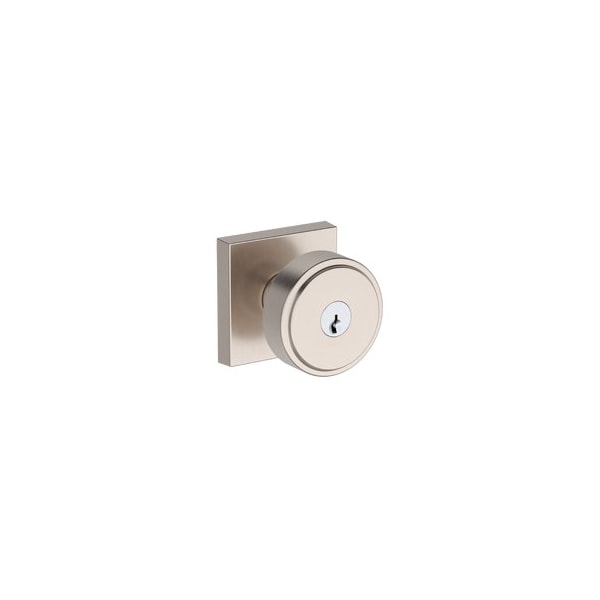 Baldwin Residential Door Knobs Keyed Entry Reversible Satin Nickel ENVASCSR150 - main
