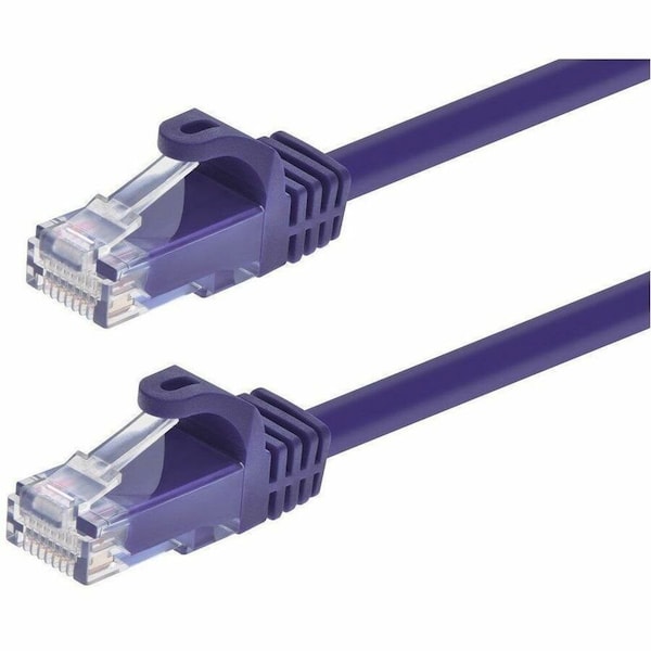 Monoprice Cat6 24AWG Utp D Cable, 6" Purple 11219 - main