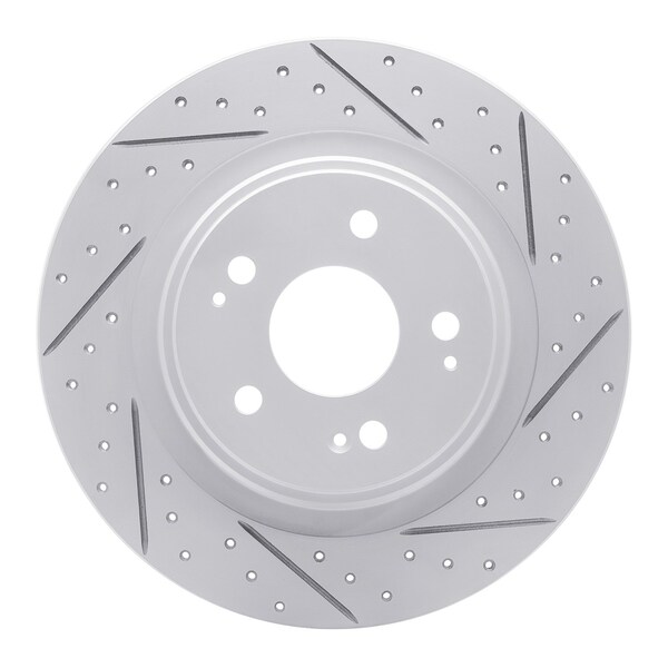 Dynamic Friction Co DFC Geoperformance Rotor - Drilled and Slotted 830-58030R - main