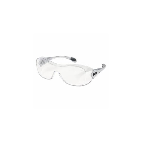 Mcr Safety Law OTG Protective Eyewear, Clear Polycarbonate Lens, UV-AF Anti-Fog, Clear, 12PK 135-OG110AF - main