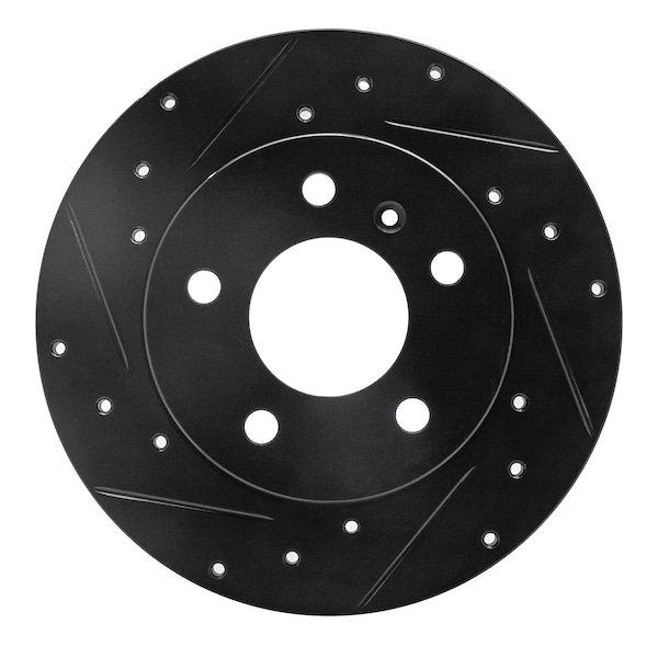 Dynamic Friction Co DFC Brake Rotor - Drilled and Slotted - Black 633-47042L - main