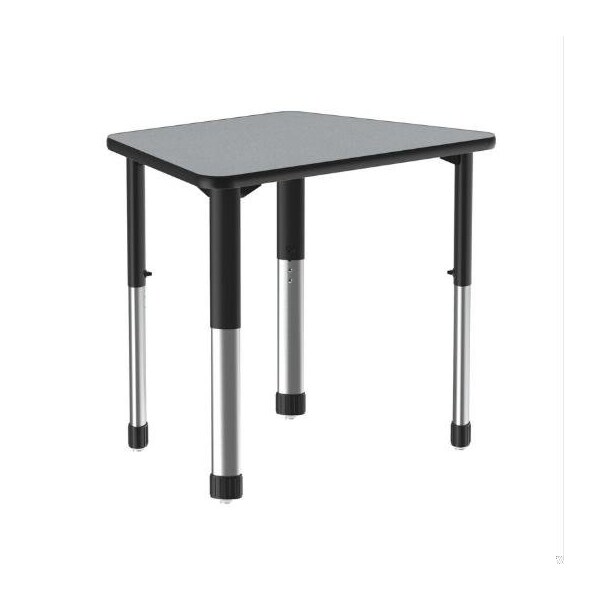 Correll Trapezoid 32 in W, 22 in L, 25 in to 35 in H, Particleboard, Gray Granite AD2232TF-TRP-15 - main