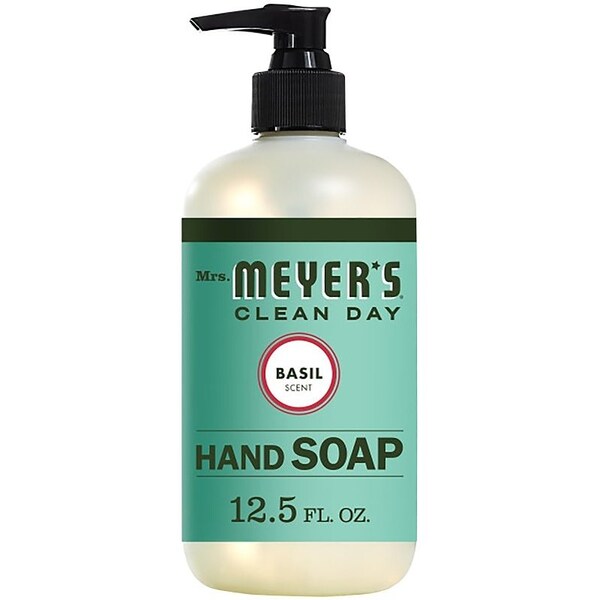Mrs. Meyers Clean Day Soap Liquid Hand Basil 12.5Oz 14104 - main