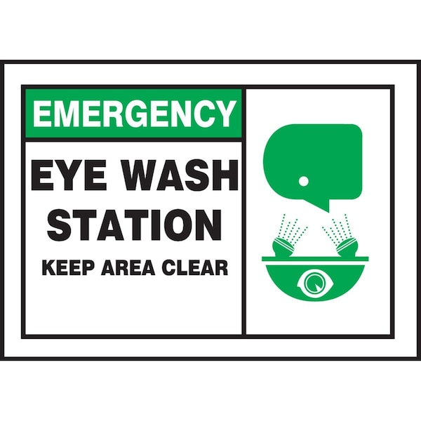 Accuform Emergency Safety Label LFSD904XVE - main
