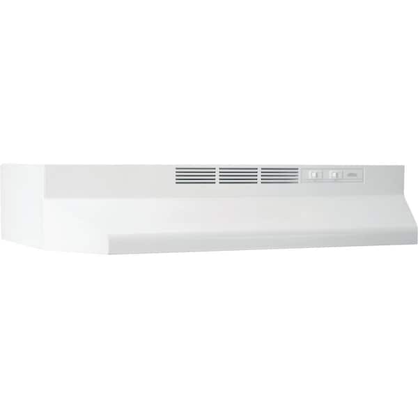 Broan-Nutone 41000 Series 24'' Non-Ducted White Range Hood 412401 - main