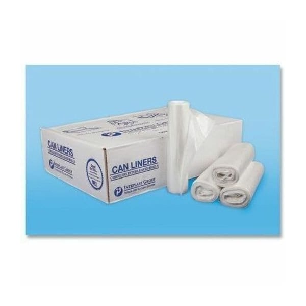 Integrated Bagging Systems 30 gal Trash Bags, 30 in x 37 in, Heavy-Duty, 13 microns, Clear, 500 PK S303713N - main