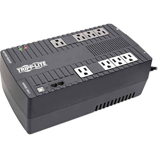 Eaton Tripp Lite Series 550VA 300W Line-Interactive UPS - 8 NEMA 5-15R Outlets, AVR, 120V, 50/60 Hz, AVR550U - main