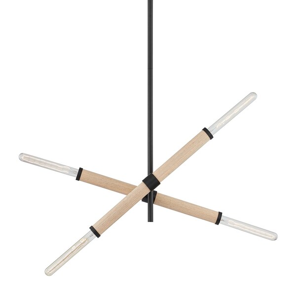 Troy Lighting Cruiz 4 Light Linear 20.5 In. Soft Black F6704-SBK - main