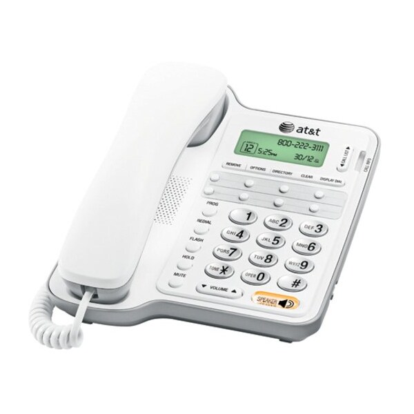 Vtech AT&T CL2909 Standard Phone - White - 1 x Phone Line - Speakerphone CL2909 - main