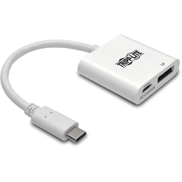 Tripp Lite Eaton Tripp Lite Series USB-C to Displayport 4K 60Hz Adapter with PD Charging - 1 x DisplayPort U444-06N-DP-C - main