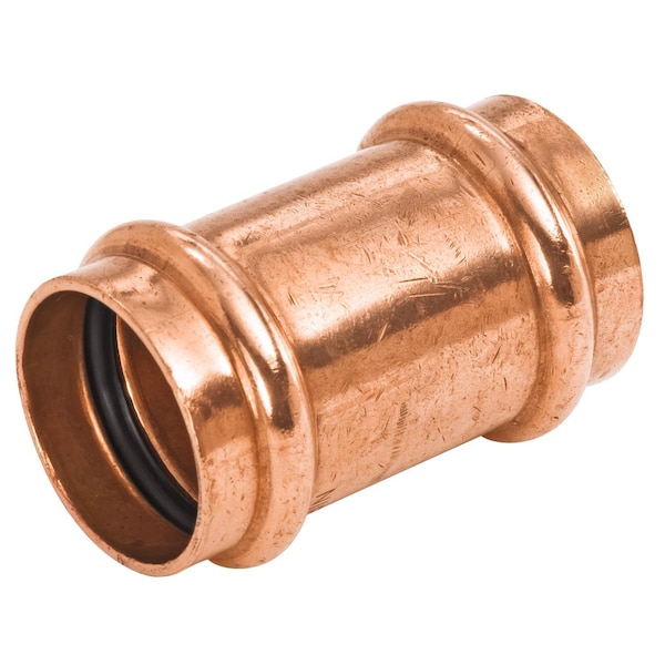 Nibco 1-1/2 in. Press X 1-1/2 in. D Press Wrought Copper Repair Coupling 9020600PCU - main