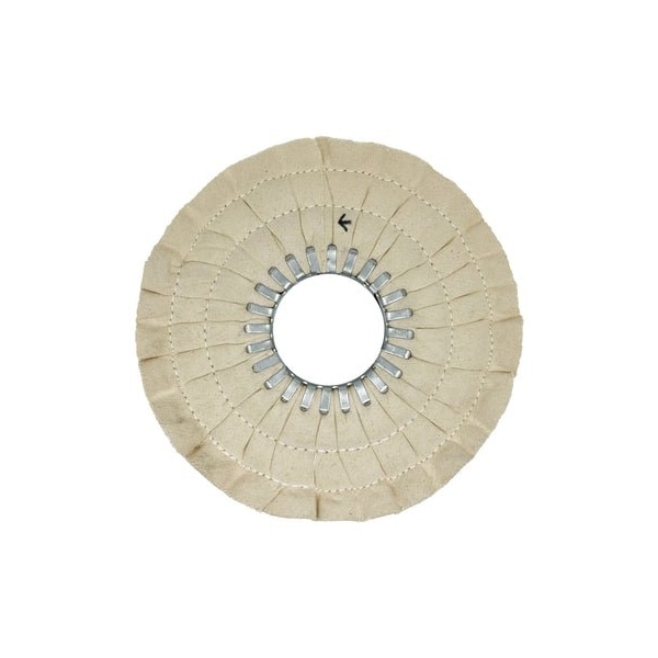 Renegade Products Usa 10" Mid-Range Airway Buffing Wheels, 20-Ply, No Center Plate, Double-Stitch FAW10X3N2-20PCOT-TWL-2RS - main