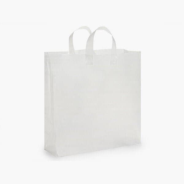 Nashville Wraps Clear Frosted Plastic Gift Bags, Jumbo 18x7x18, 3 mil, 200PK BJBFRP - main