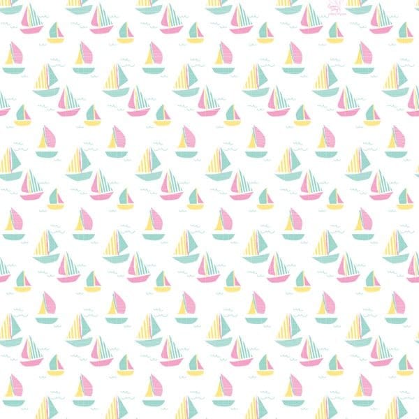 Nashville Wraps Sailboats Tissue Paper, 20x30, Fold Sheets, 12PK P1537Q - main