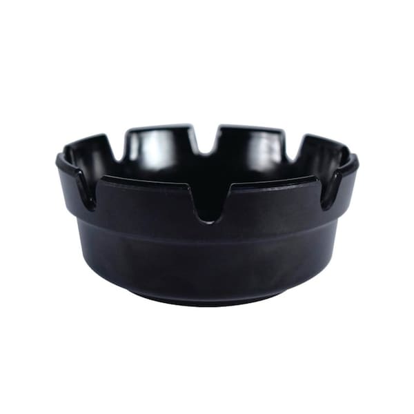 Generic Ashtray Black Plastic 48cs, 48PK ASTRY-PL-BLK - main